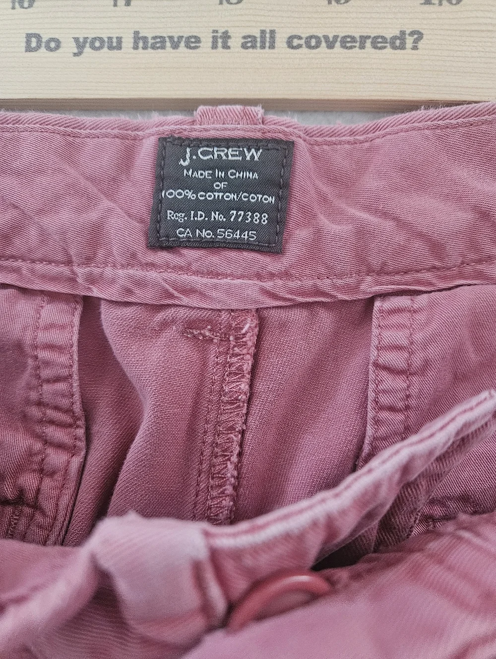 J. Crew Men's Flat Front Chino Shorts - Dusty Rose Size 30